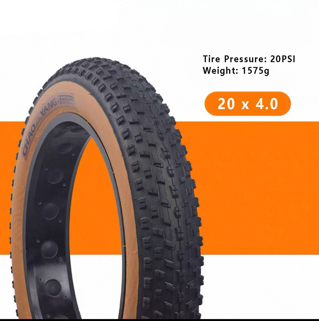 20x4.0 Outer Tire for Electric Bike